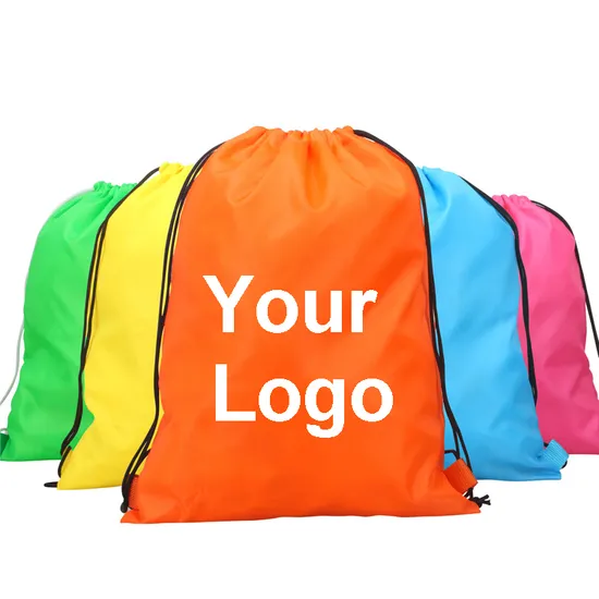 Sacs à cordon imperméables avec logo personnalisé, sac Oxford à cordon, cadeau promotionnel, 2025